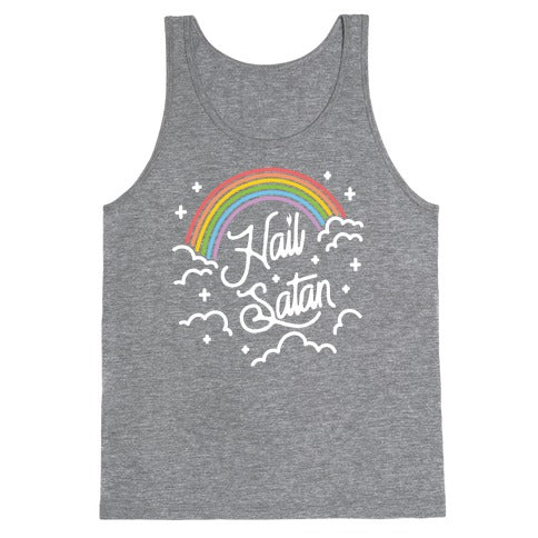 Hail Satan Rainbow Tank Top